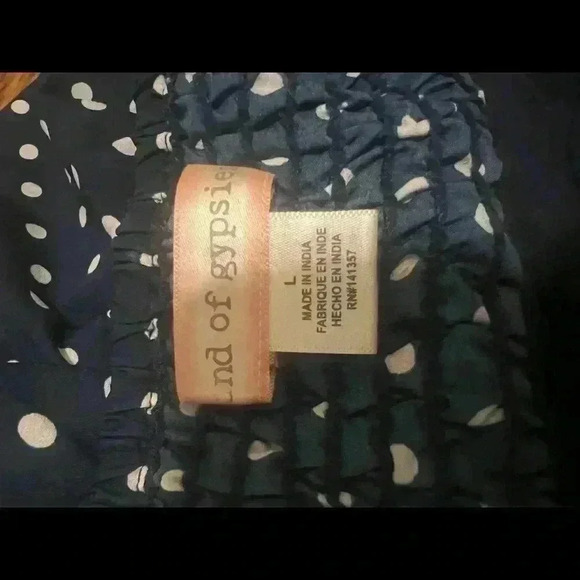 Band of Gypsies Polka Dot Romper - L - Picture 2 of 5